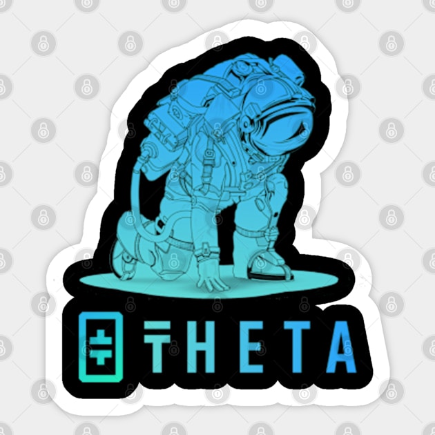 theta coin Crypto coin Cryptocurrency Sticker by JayD World